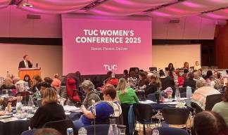 Trades Union Congress president Mark Dickinson spoke at the 2025 TUC Women's Conference, calling for urgent legal reforms and stronger protections for female maritime professionals: 'Stronger unions mean stronger rights. Let's get organised and fight for change.' Image: Nautilus International
Image:Trades Union Congress president Mark Dickinson spoke at the 2025 TUC Women's Conference, calling for urgent legal reforms and stronger protections for female maritime professionals: 'Stronger unions mean stronger rights. Let's get organised and fight for change.' Image: Nautilus International