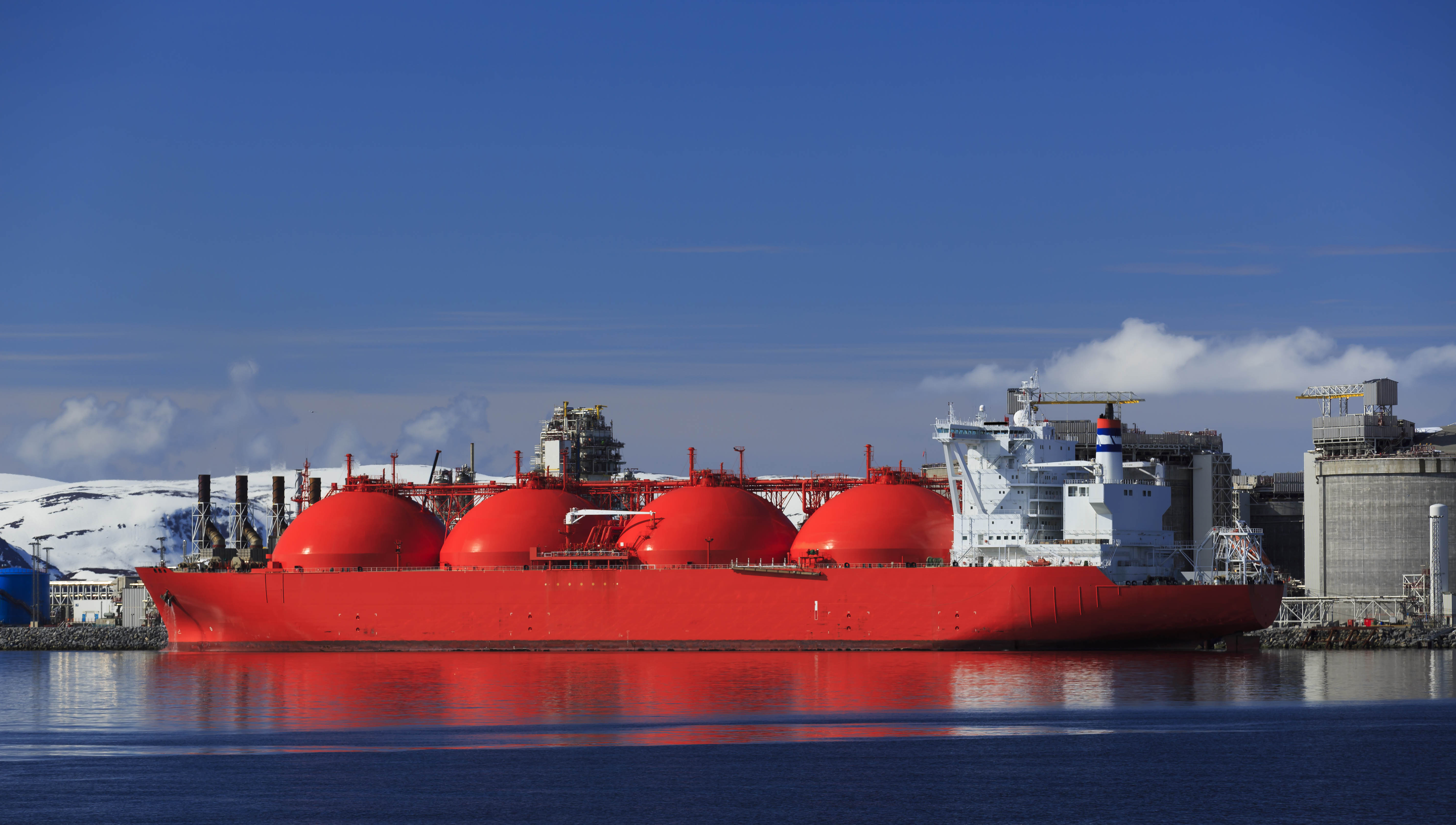 LNG tanker in the Arctic. Image: Getty Images Image:LNG tanker in the Arctic. Image: Getty Images