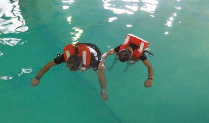 MAIB tests found that some lifejackets fail to ensure that unconscious people are turned on their back so their airways are kept clear
Image:MAIB tests found that some lifejackets fail to ensure that unconscious people are turned on their back so their airways are kept clear