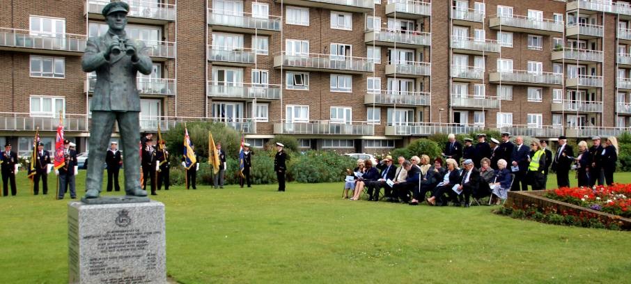 Image:The Merchant Navy Day commemoration in Dover was held at the MN Memorial.
Image: Dover District Council
