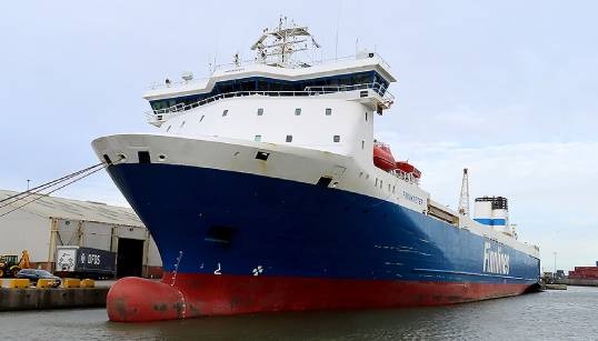 The Finnmaster roll-on/roll-off cargo vessel. Image: MAIB Image:The Finnmaster roll-on/roll-off cargo vessel. Image: MAIB