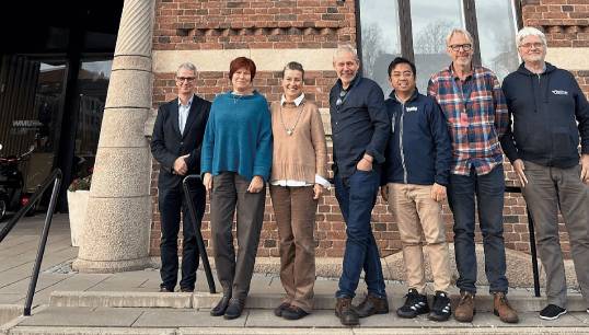Image:L-R: SEA-CARE project partners Jens-Uwe Schröder-Hinrichs (WMU), Helene Perfors (NZC), Inga Bartuseviciene (WMU), Dirk Obermann (DSM), Jeric Bacasdoon (WMU), Stefan Francke (SPWO), Marc Schipper (ASW) . Image: NZC