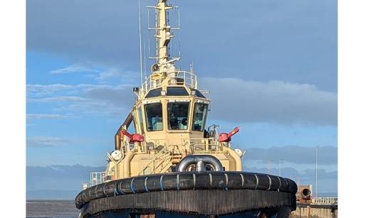Image:The Svitzer Avon tug. Images: MAIB