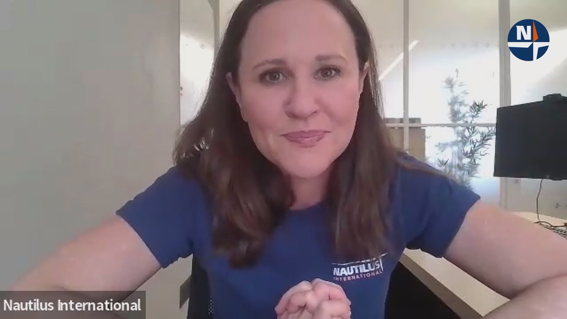 Image:Click the link below to watch an interview with Nautilus general secretary Mark Dickinson.