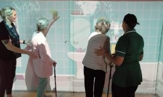 Residents experienced an accessible immersive 3D experience of the past in Wallasey  Image:Residents experienced an accessible immersive 3D experience of the past in Wallasey